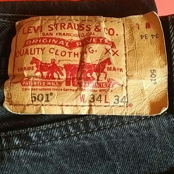 Levi's Other - Levi's Black 501 Jeans, 34x34